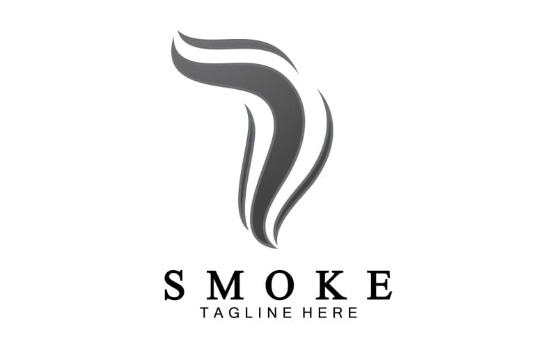 Smoke flame logo vector template v37 Logo Template