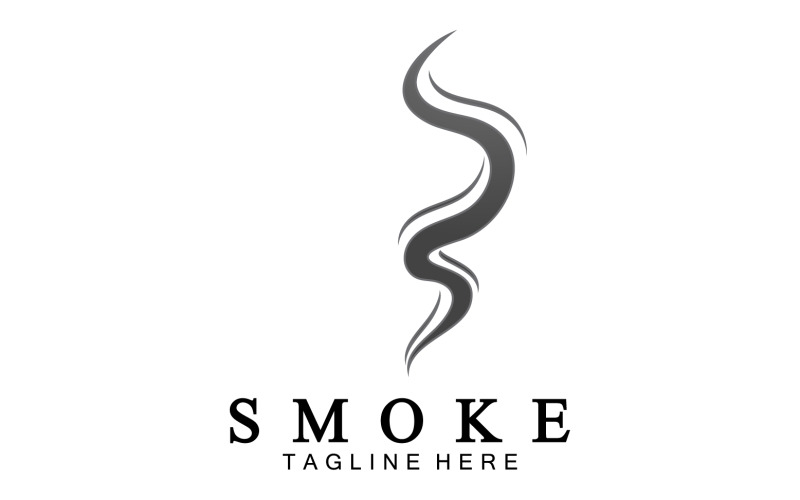 Smoke flame logo vector template v4 Logo Template
