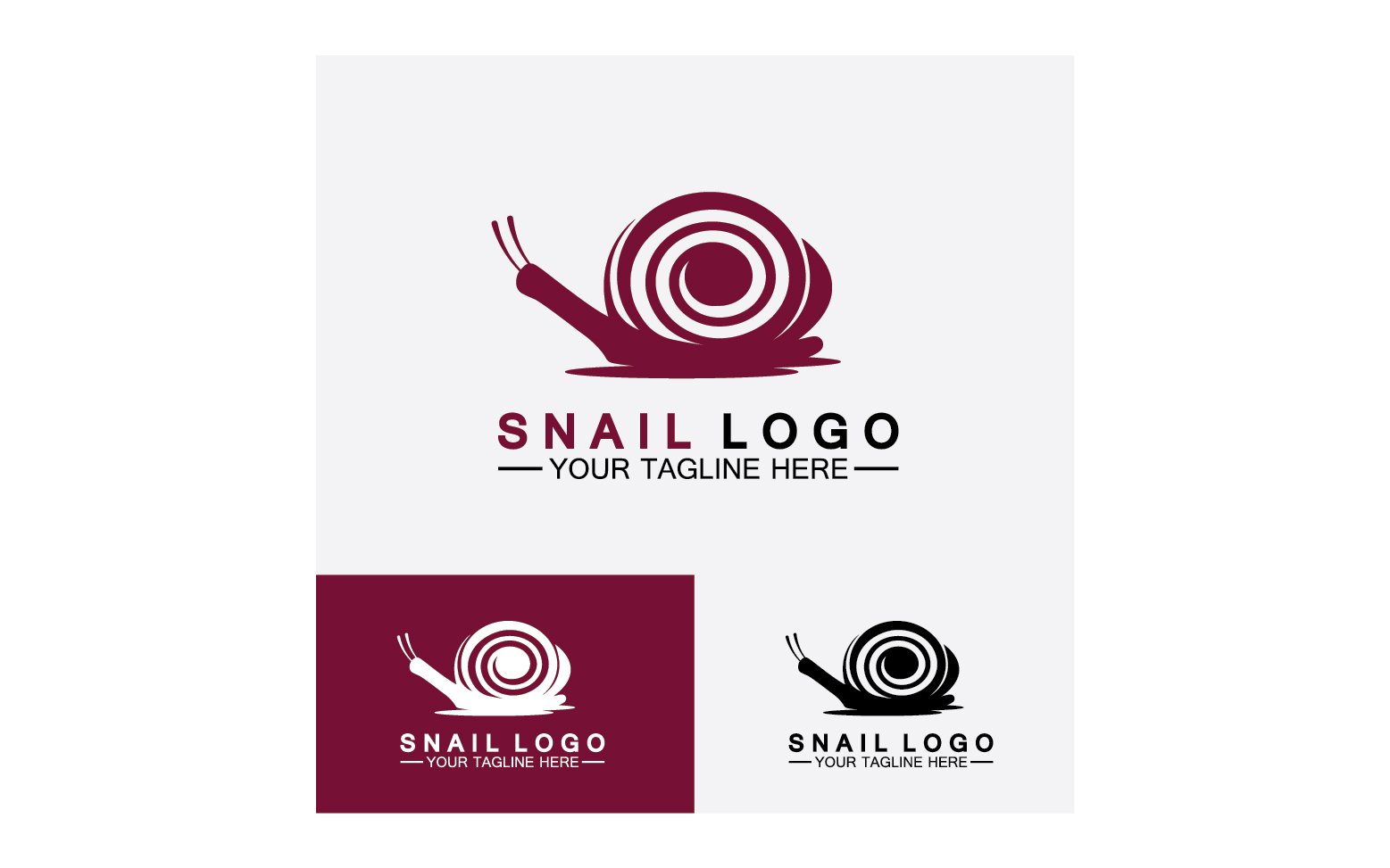 Kit Graphique #356404 Snail Illustration Divers Modles Web - Logo template Preview