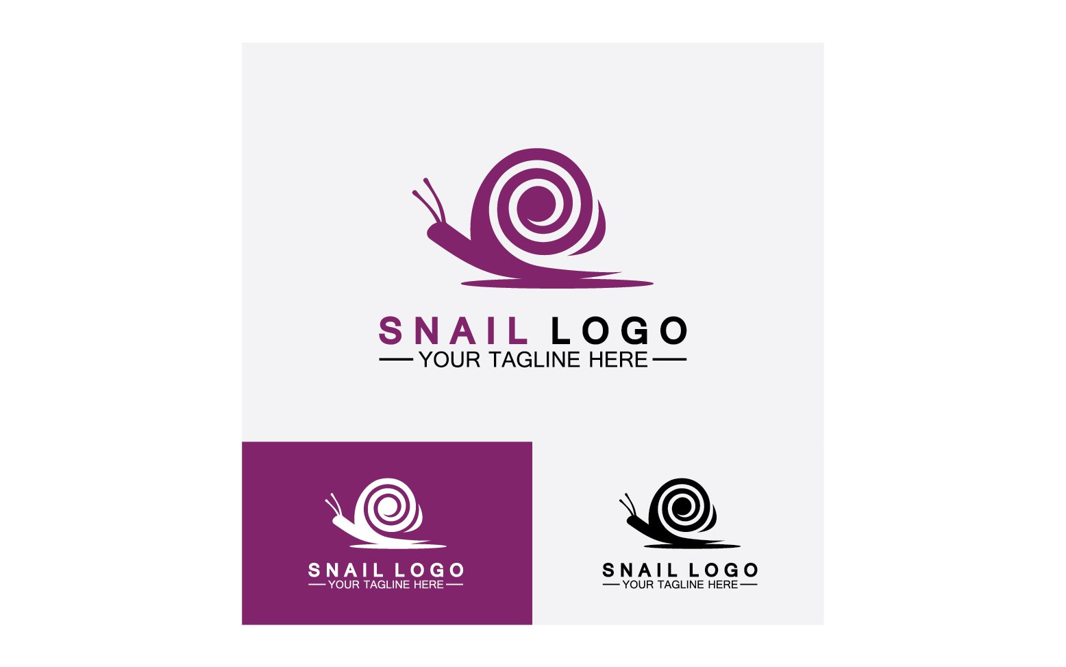 Kit Graphique #356406 Snail Illustration Divers Modles Web - Logo template Preview