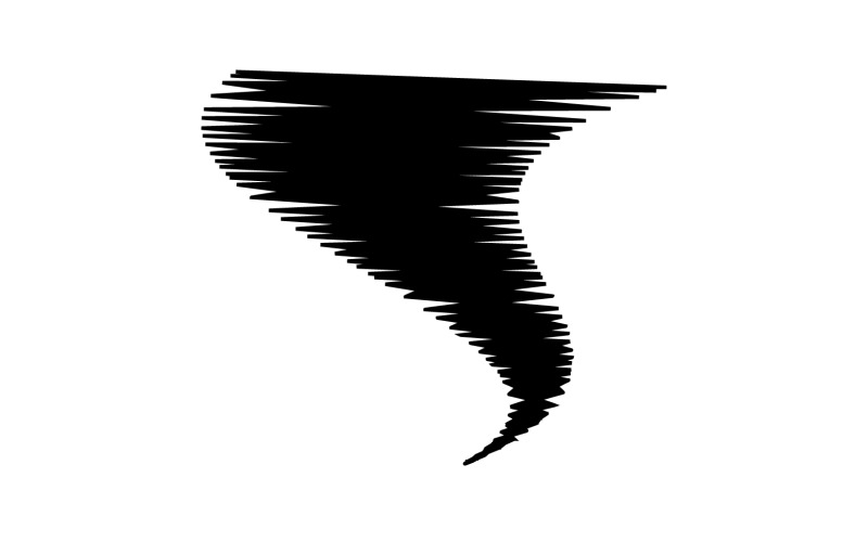 Tornado vortex icon logo vector v12 Logo Template
