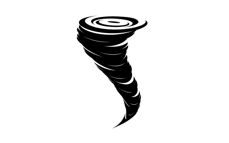 Tornado vortex icon logo vector v15 Logo Template