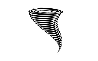 Tornado vortex icon logo vector v6