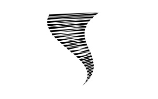 Tornado vortex icon logo vector v7