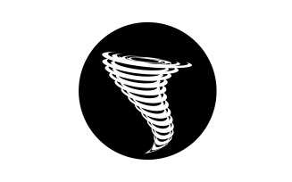 Tornado vortex icon logo vector v62