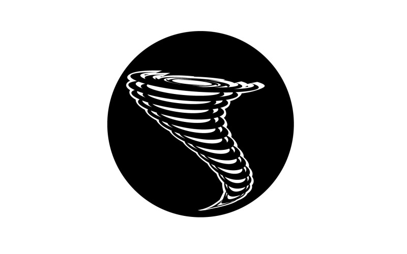 Tornado vortex icon logo vector v63 Logo Template