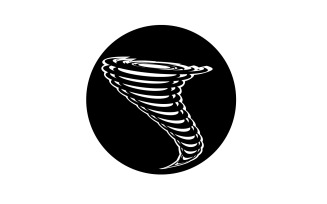 Tornado vortex icon logo vector v63