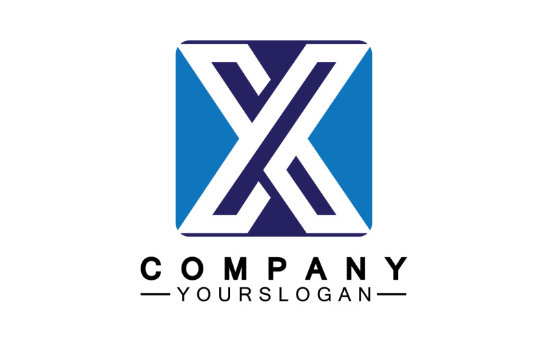 X initial name logo company vector v26 Logo Template