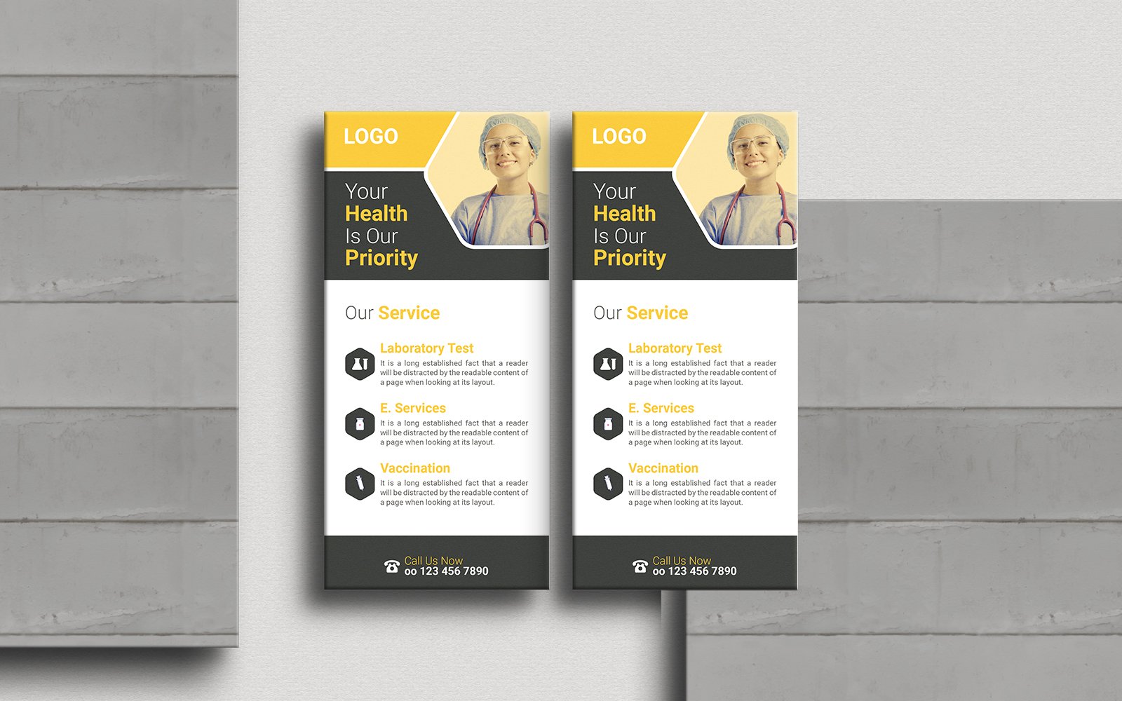 Template #356688 Flyer Doctor Webdesign Template - Logo template Preview