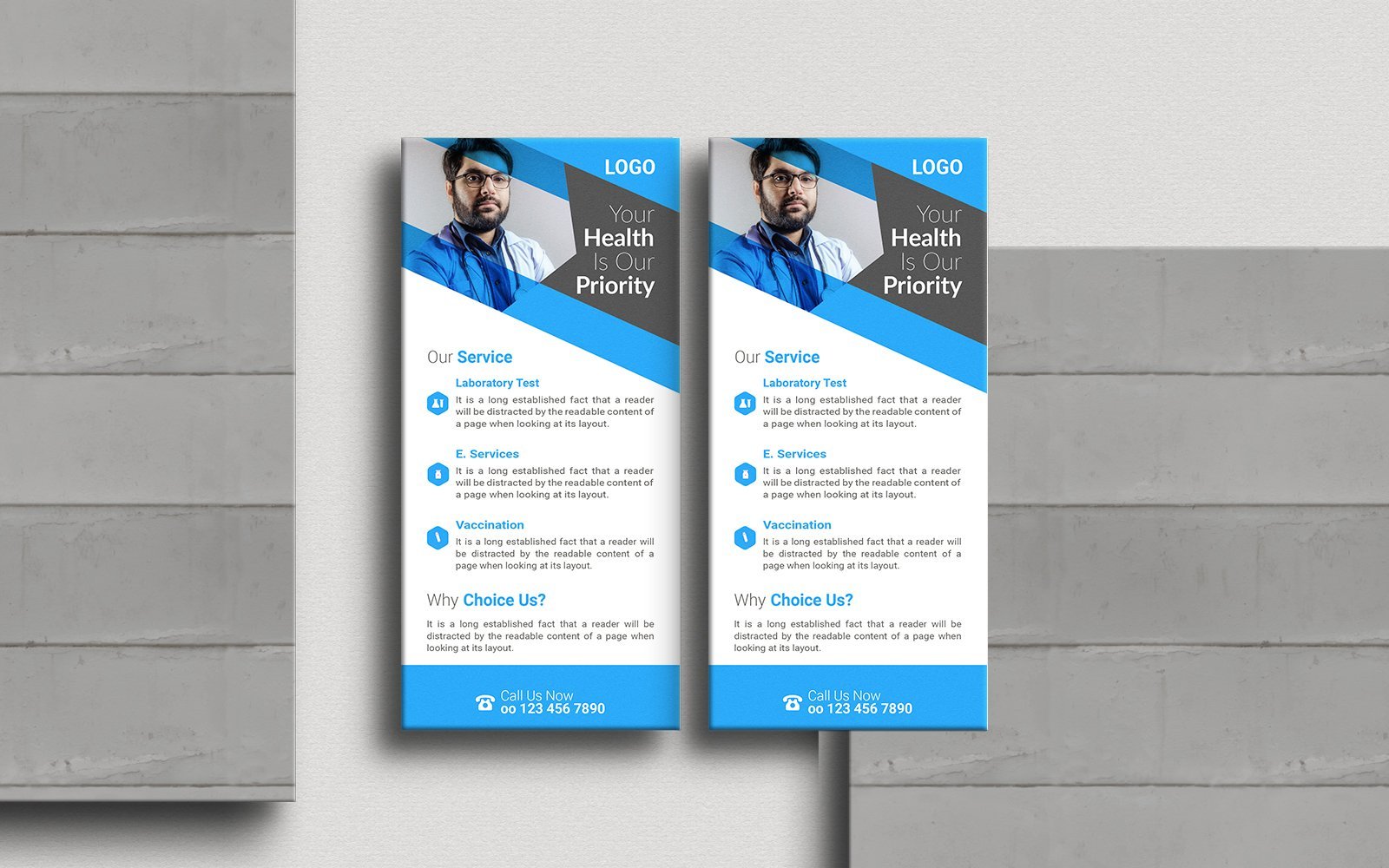 Template #356689 Flyer Doctor Webdesign Template - Logo template Preview