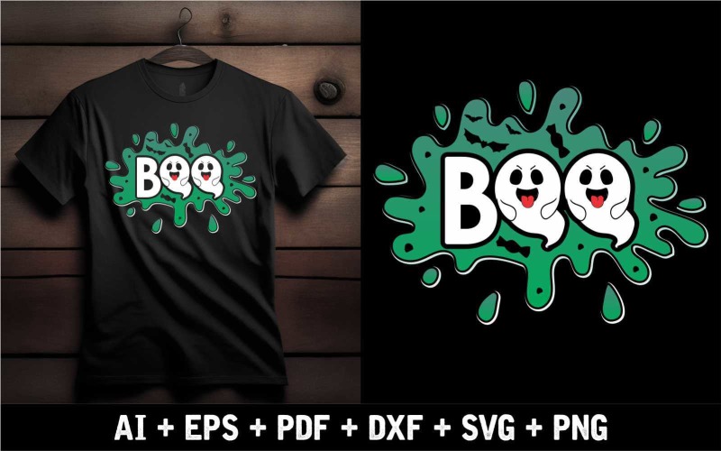 Happy Halloween Boo Boo Design For Shirt Or Sticker T-shirt