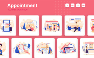 M256_ Appointment Schedule Illustration Pack
