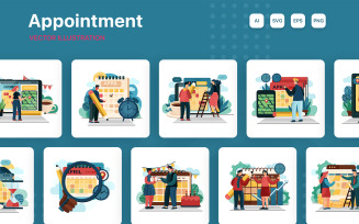 M260_ Appointment Schedule Illustration Pack