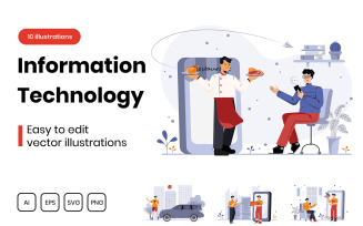 M268_ Smart Technology Illustration Pack
