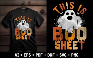This Is Boo Sheet,This Is Boo Sheet Funny Halloween T-Shirt