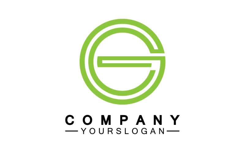 Initial letter G logo icon vector v3 Logo Template