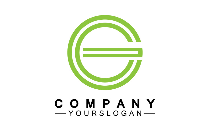 Initial letter G logo icon vector v5 Logo Template