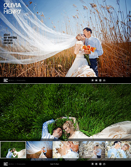 Wedding Album Photo Gallery Template MotoCMS