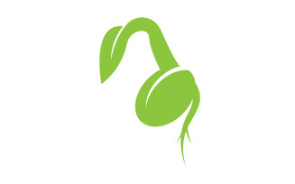 Seeds sprout sprouts template logo v10