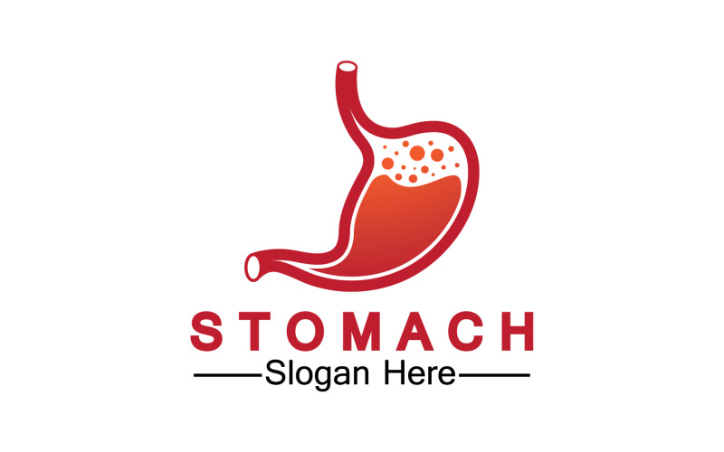 Health stomach icon logo vector template logo v13 Logo Template