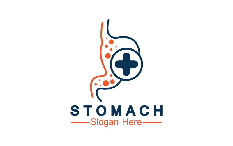 Health stomach icon logo vector template logo v20 Logo Template