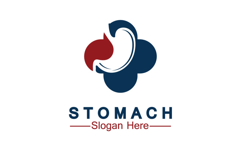 Health stomach icon logo vector template logo v40 Logo Template