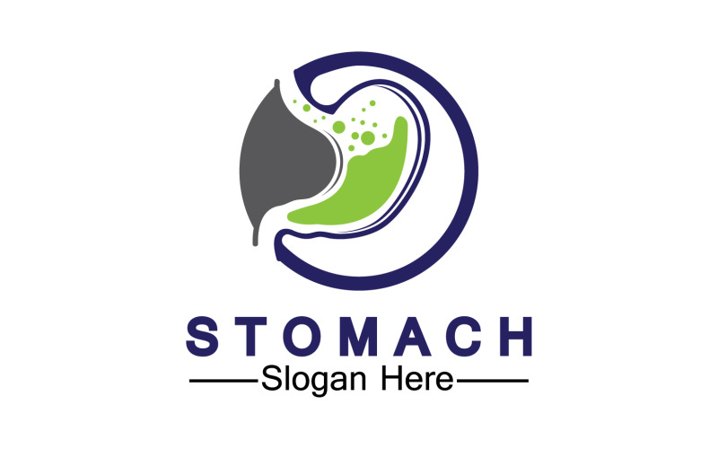 Health stomach icon logo vector template logo v46 Logo Template