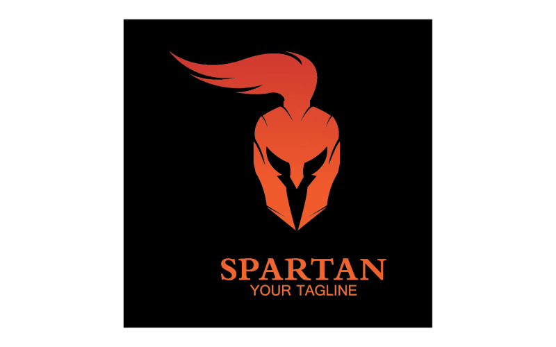 Spartan helmet gladiator icon logo vector v21 Logo Template