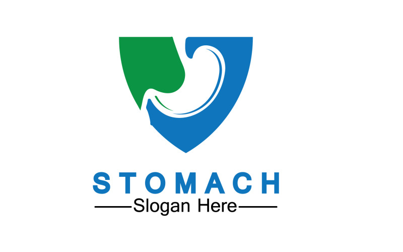 Health stomach icon logo vector template logo v49 Logo Template