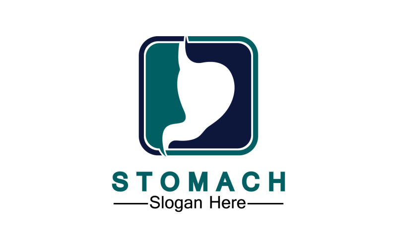 Health stomach icon logo vector template logo v60 Logo Template