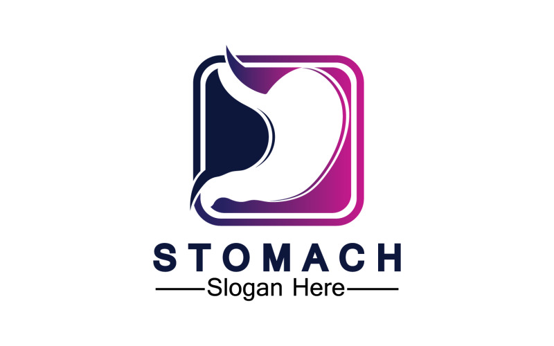 Health stomach icon logo vector template logo v63 Logo Template