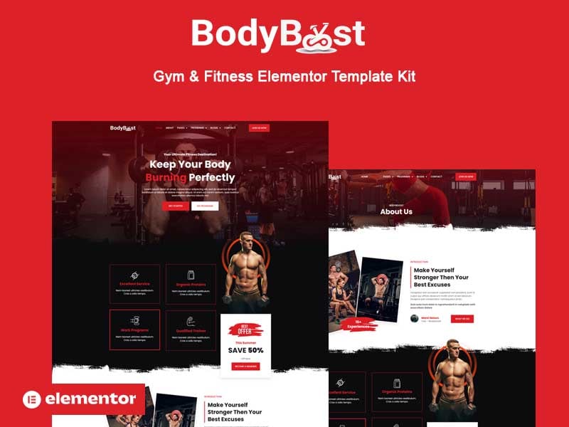 Kit Graphique #357432 Gym Fitness Web Design - Logo template Preview