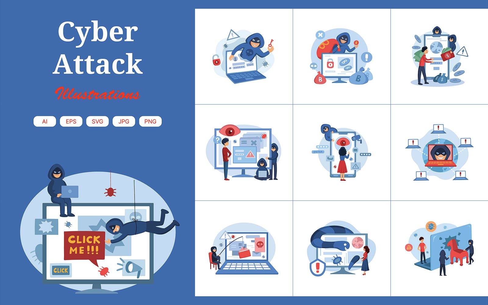 Kit Graphique #357451 Attack Information Divers Modles Web - Logo template Preview