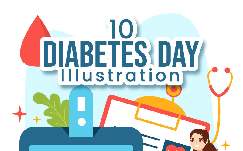10 World Diabetes Day Illustration