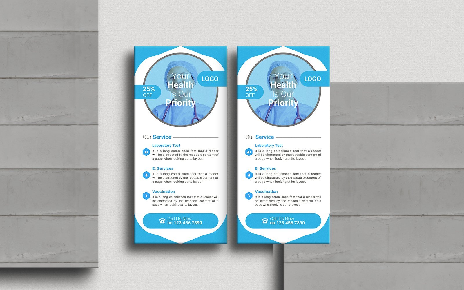 Template #357520 Flyer Doctor Webdesign Template - Logo template Preview