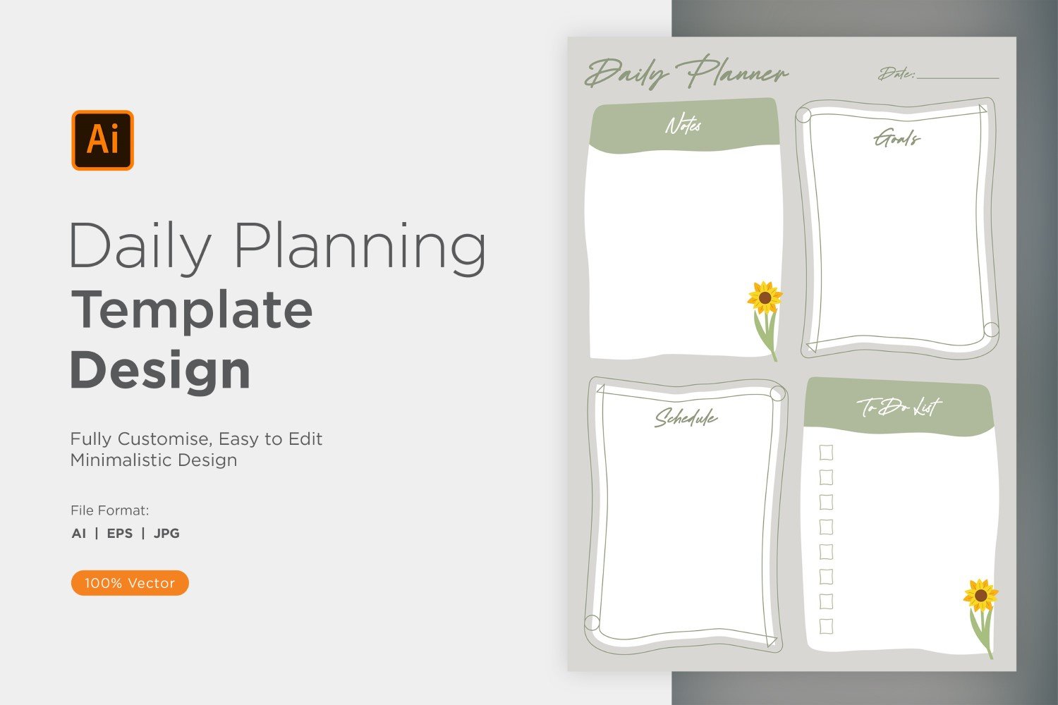Template #357523 Planner Daily Webdesign Template - Logo template Preview