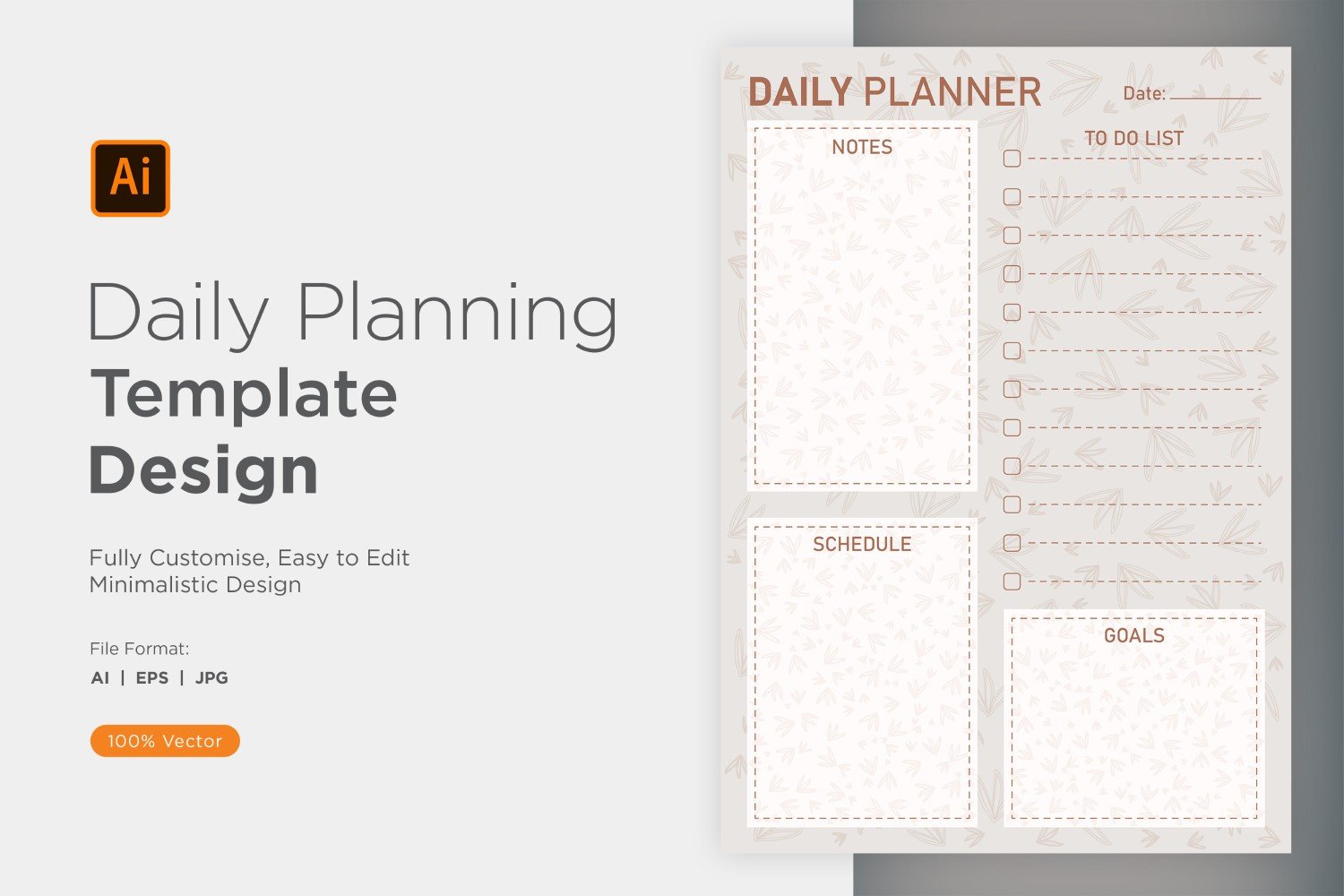 Template #357528 Planner Daily Webdesign Template - Logo template Preview