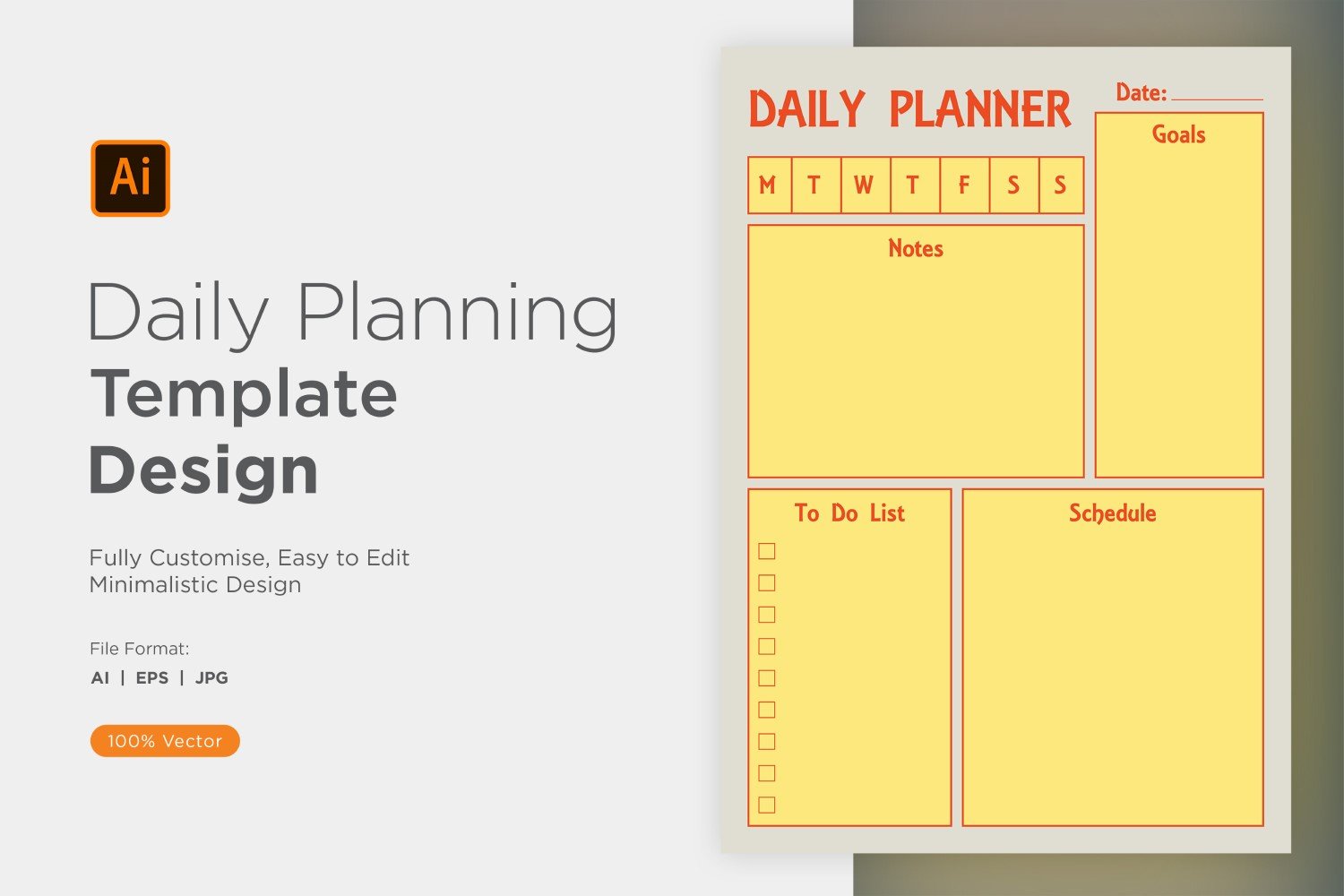 Template #357535 Planner Daily Webdesign Template - Logo template Preview