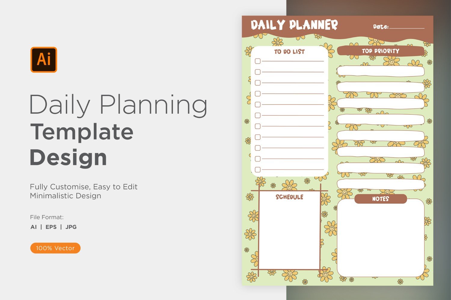Template #357537 Planner Daily Webdesign Template - Logo template Preview