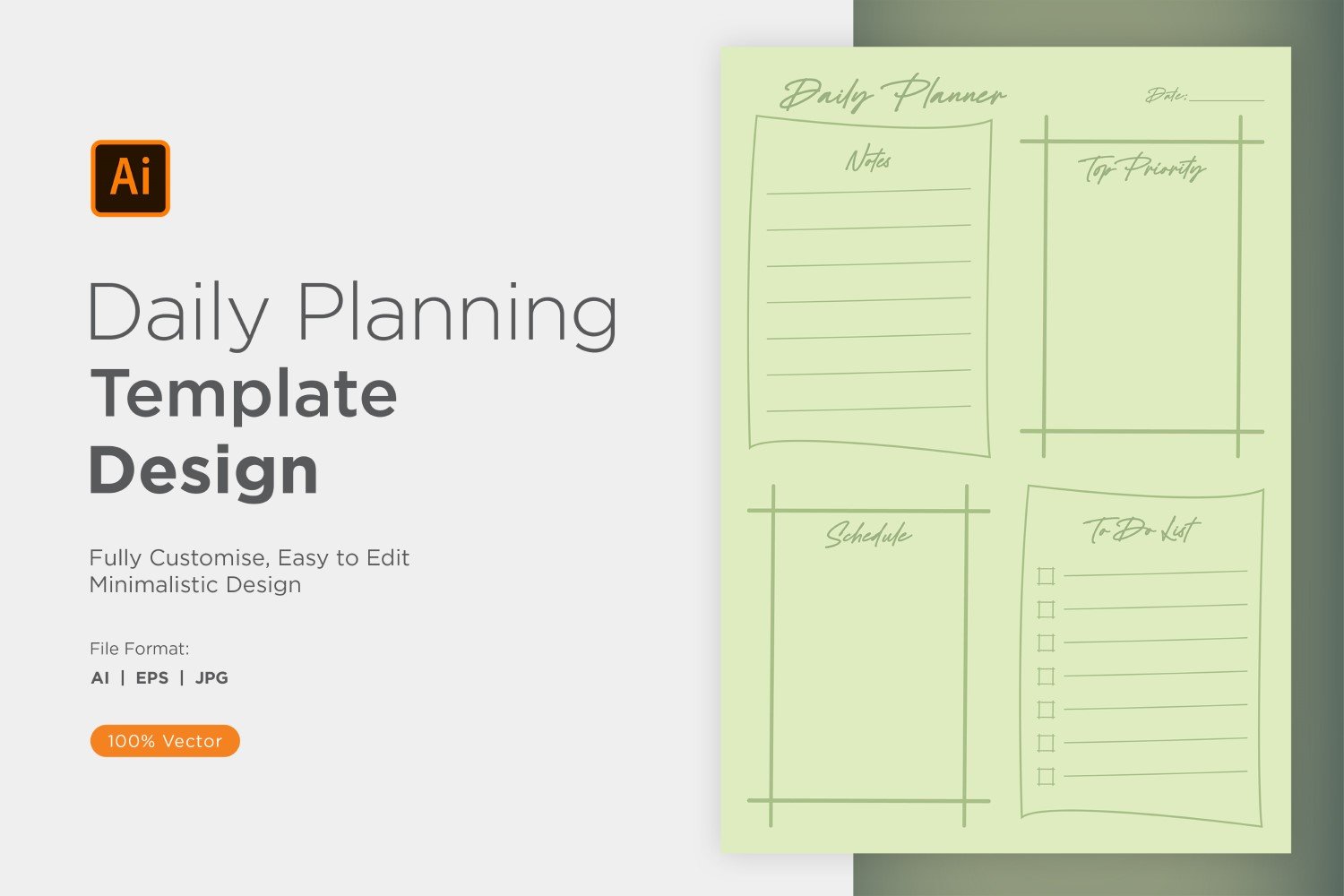 Template #357538 Planner Daily Webdesign Template - Logo template Preview