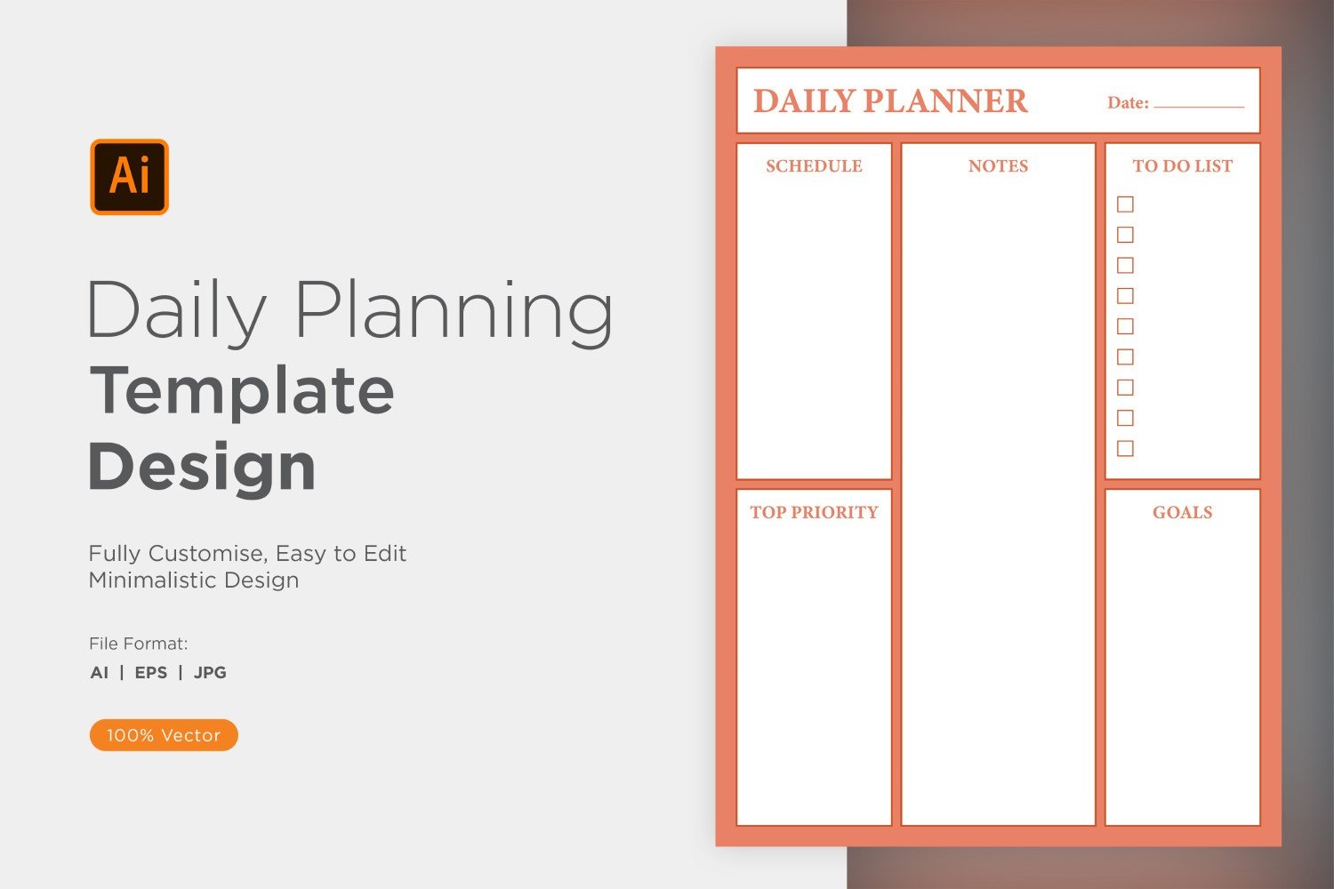 Template #357540 Planner Daily Webdesign Template - Logo template Preview