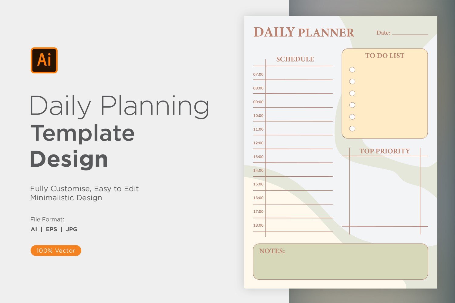 Template #357541 Planner Daily Webdesign Template - Logo template Preview