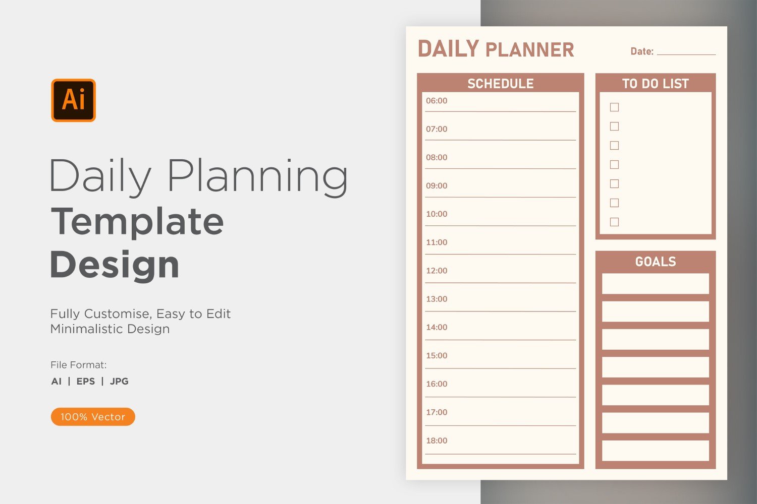Template #357542 Planner Daily Webdesign Template - Logo template Preview
