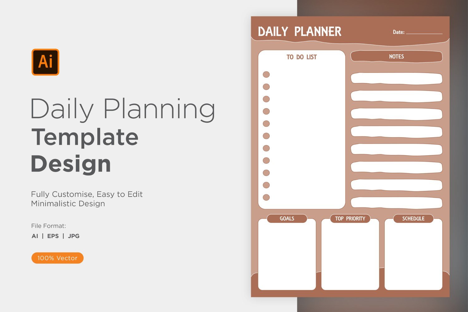 Kit Graphique #357546 Planificateur Quotidien Web Design - Logo template Preview