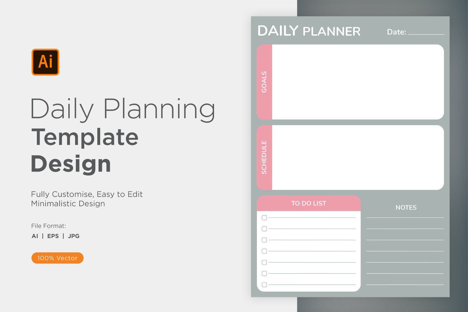 Template #357549 Planner Daily Webdesign Template - Logo template Preview