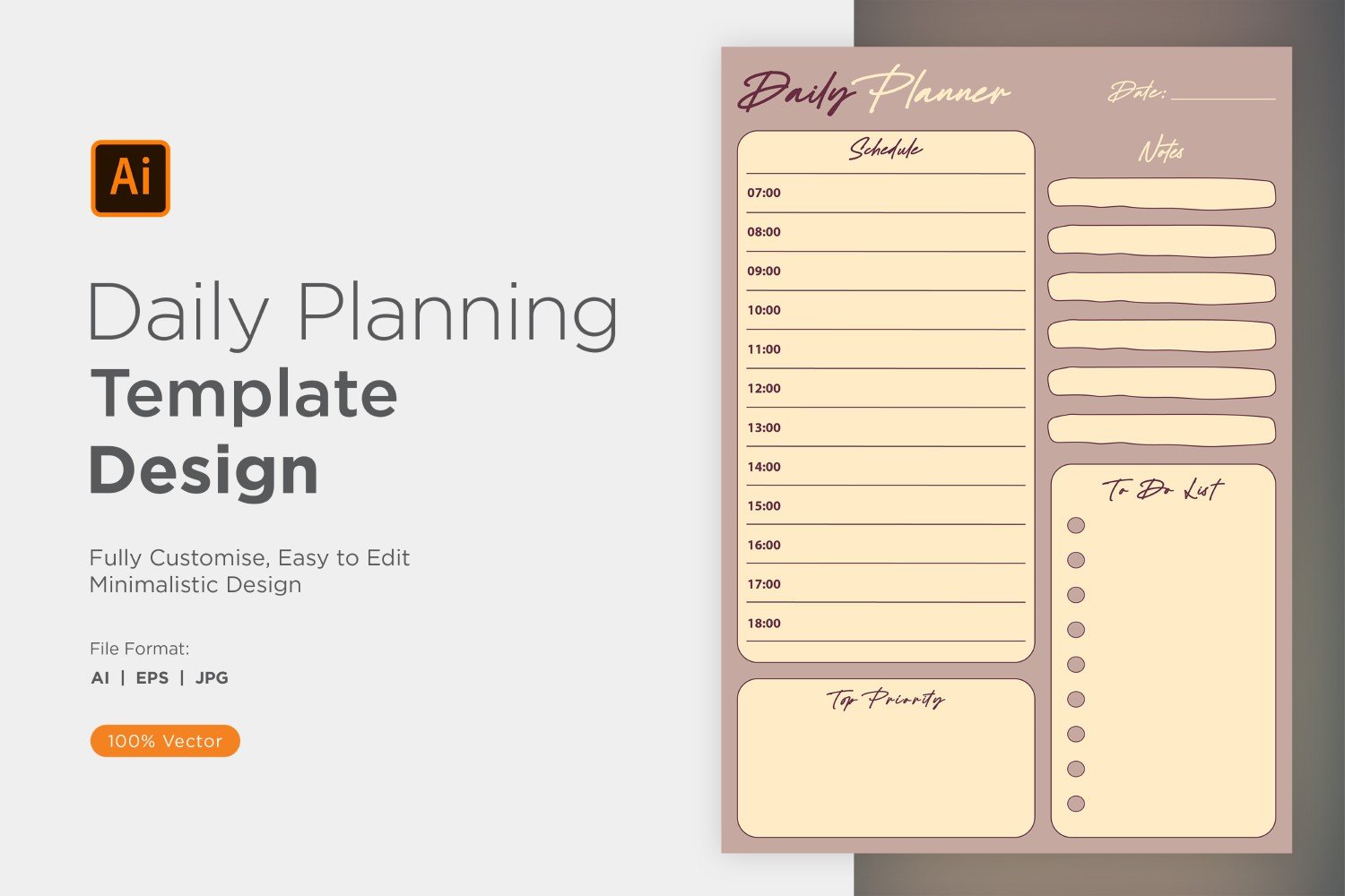 Template #357550 Planner Daily Webdesign Template - Logo template Preview