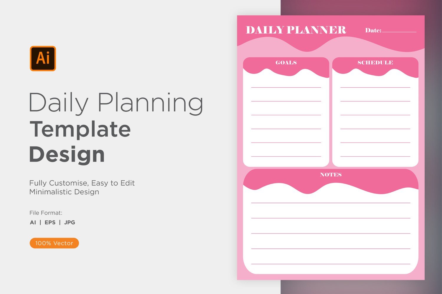 Template #357551 Planner Daily Webdesign Template - Logo template Preview