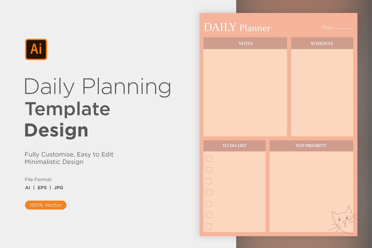 Template #357559 Planner Daily Webdesign Template - Logo template Preview