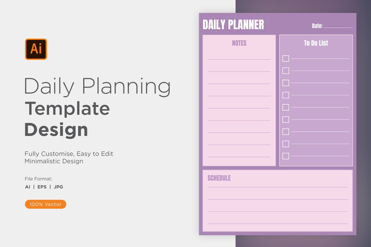 Template #357561 Planner Daily Webdesign Template - Logo template Preview
