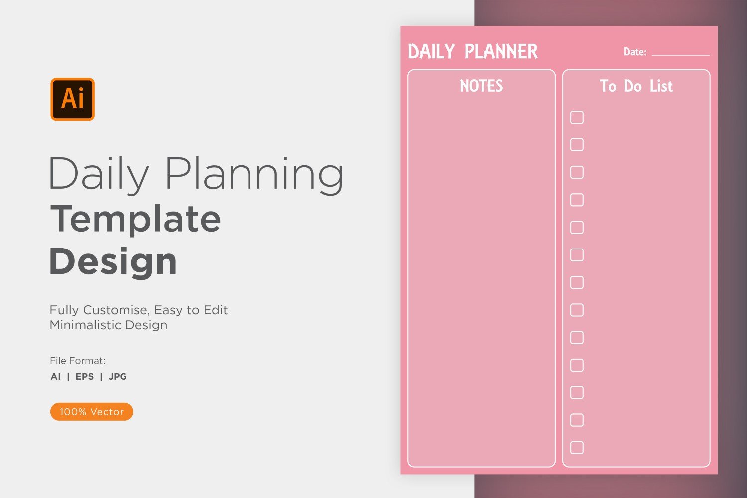 Template #357565 Planner Daily Webdesign Template - Logo template Preview
